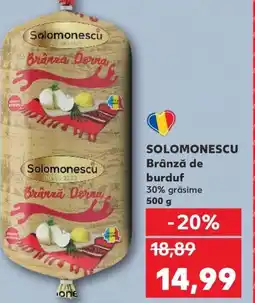Kaufland SOLOMONESCU Brânză de burduf Ofertă