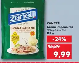 Kaufland ZANETTI Grana Padano ras Ofertă