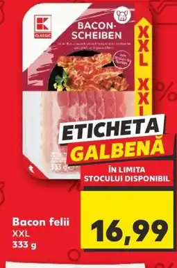 Kaufland Bacon felii Ofertă