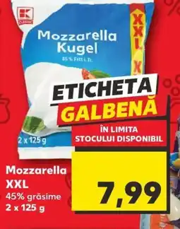 Kaufland Mozzarella XXL Ofertă