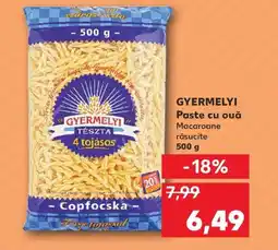 GYERMELYI Paste cu ouă