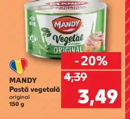 Kaufland MANDY Pastă vegetală Ofertă