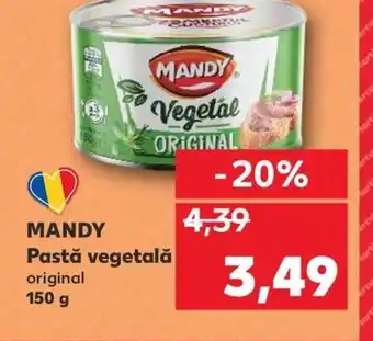 Kaufland MANDY Pastă vegetală Ofertă