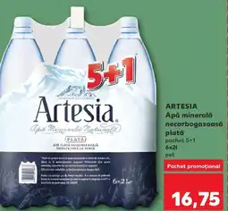 Kaufland ARTESIA Apă minerală necarbogazoasă plată Ofertă
