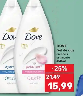 Kaufland DOVE Gel de duş Ofertă