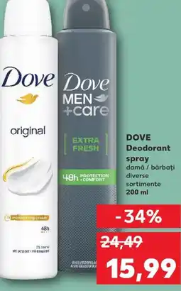 Kaufland DOVE Deodorant spray Ofertă