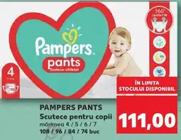 Kaufland PAMPERS PANTS Scutece pentru copii Ofertă