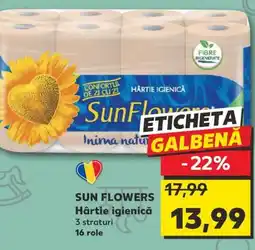 Kaufland SUN FLOWERS Hârtie igienică Ofertă
