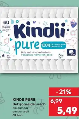 Kaufland KINDII PURE Beţişoare de urechi Ofertă