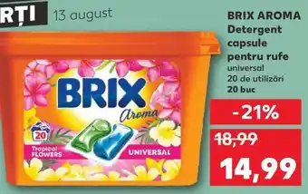 Kaufland BRIX AROMA Detergent capsule pentru rufe Ofertă