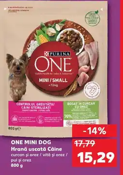 Kaufland ONE MINI DOG Hrană uscată Câine Ofertă