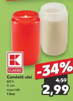 Kaufland Candelǎ ulei Ofertă