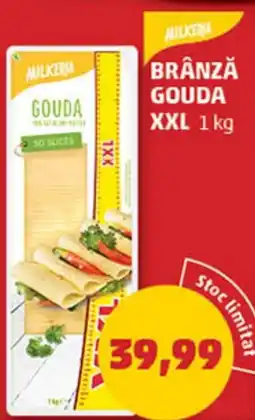 Penny BRÂNZĂ GOUDA XXL Ofertă