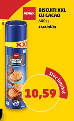 Penny BISCUITI XXL CU CACAO Ofertă