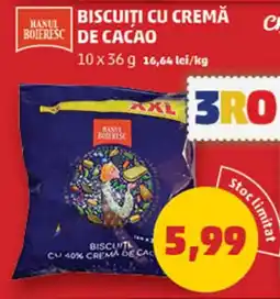 Penny BISCUIȚI CU CREMĂ DE CACAO Ofertă