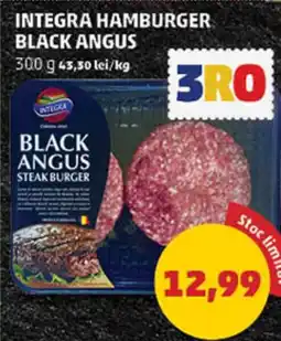 INTEGRA HAMBURGER BLACK ANGUS