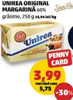 Penny UNIREA ORIGINAL MARGARINĂ Ofertă