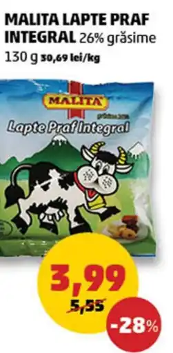 Penny MALITA LAPTE PRAF INTEGRAL Ofertă
