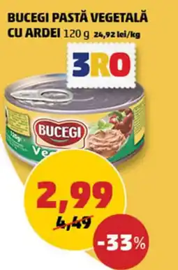 Penny BUCEGI PASTĂ VEGETALĂ CU ARDEI Ofertă
