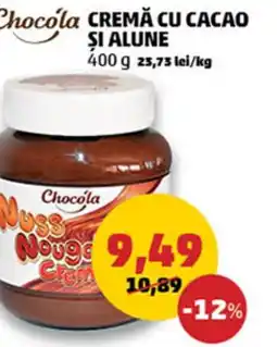 Penny CREMĂ CU CACAO ŞI ALUNE Ofertă