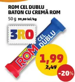 Penny ROM CEL DUBLU BATON CU CREMĂ ROM Ofertă
