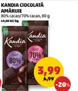Penny KANDIA CIOCOLATĂ AMĂRUIE Ofertă