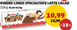 Penny KINDER CARDS SPECIALITATE LAPTE CACAO Ofertă