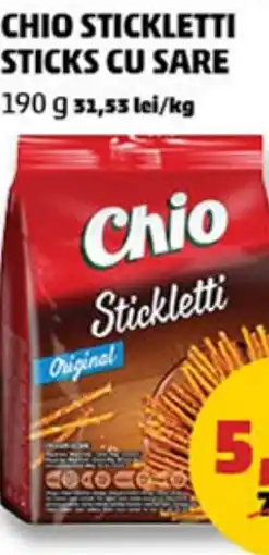 Penny CHIO STICKLETTI STICKS CU SARE Ofertă