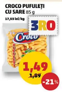 Penny CROCO PUFULEȚI CU SARE Ofertă