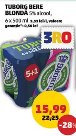 Penny TUBORG BERE BLONDĂ Ofertă