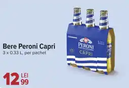 Carrefour Bere Peroni Capri Ofertă