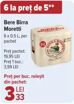 Bere Birra Moretti