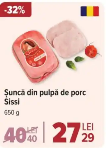 Carrefour Şuncă din pulpă de porc Sissi Ofertă