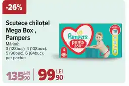 Carrefour Scutece chiloţel Mega Box, Pampers Ofertă