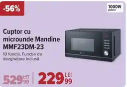 Carrefour Cuptor cu microunde Mandine MMF23DM-23 Ofertă
