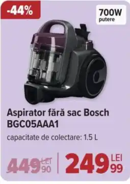 Carrefour Aspirator fără sac Bosch BGC05AAA1 Ofertă