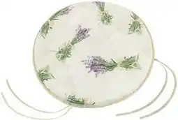 Favi Pernă netedă rotundă Ema Buchet de lavandă, 40 cm Ofertă