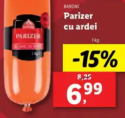 Lidl BARONI Parizer cu ardei Ofertă