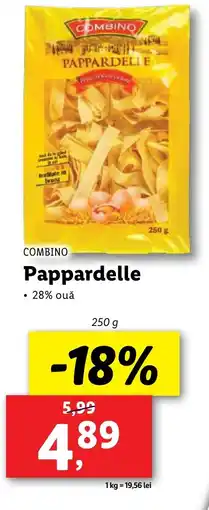 Lidl COMBINO Pappardelle Ofertă