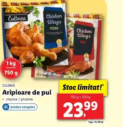 Lidl CULINEA Aripioare de pui Ofertă