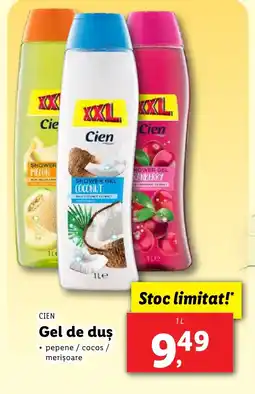 Lidl CIEN Gel de duş Ofertă