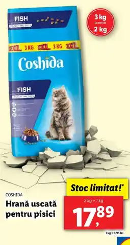 Lidl COSHIDA Hrană uscată pentru pisici Ofertă