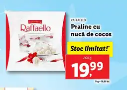 Lidl RAFFAELLO Praline cu nucă de cocos Ofertă