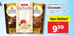 Lidl FERRERO ROCHER / RAFFAELLO Ciocolată Ofertă