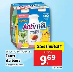 Lidl DANONE ACTIMEL ACTIKIDS Iaurt de băut Ofertă