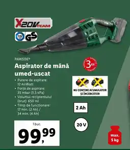 Lidl Aspirator de mână umed-uscat Ofertă