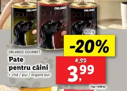 ORLANDO GOURMET Pate pentru câini