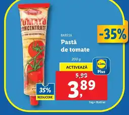 Lidl BARESA Pastǎ de tomate Ofertă