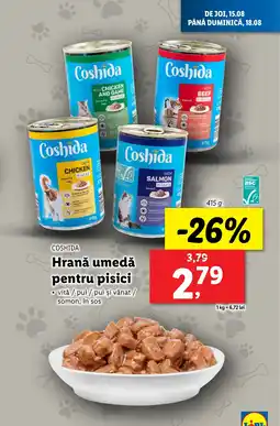 Lidl COSHIDA Hrană umedă pentru pisici Ofertă