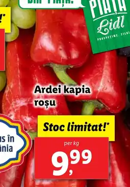 Lidl Ardei kapia roşu Ofertă